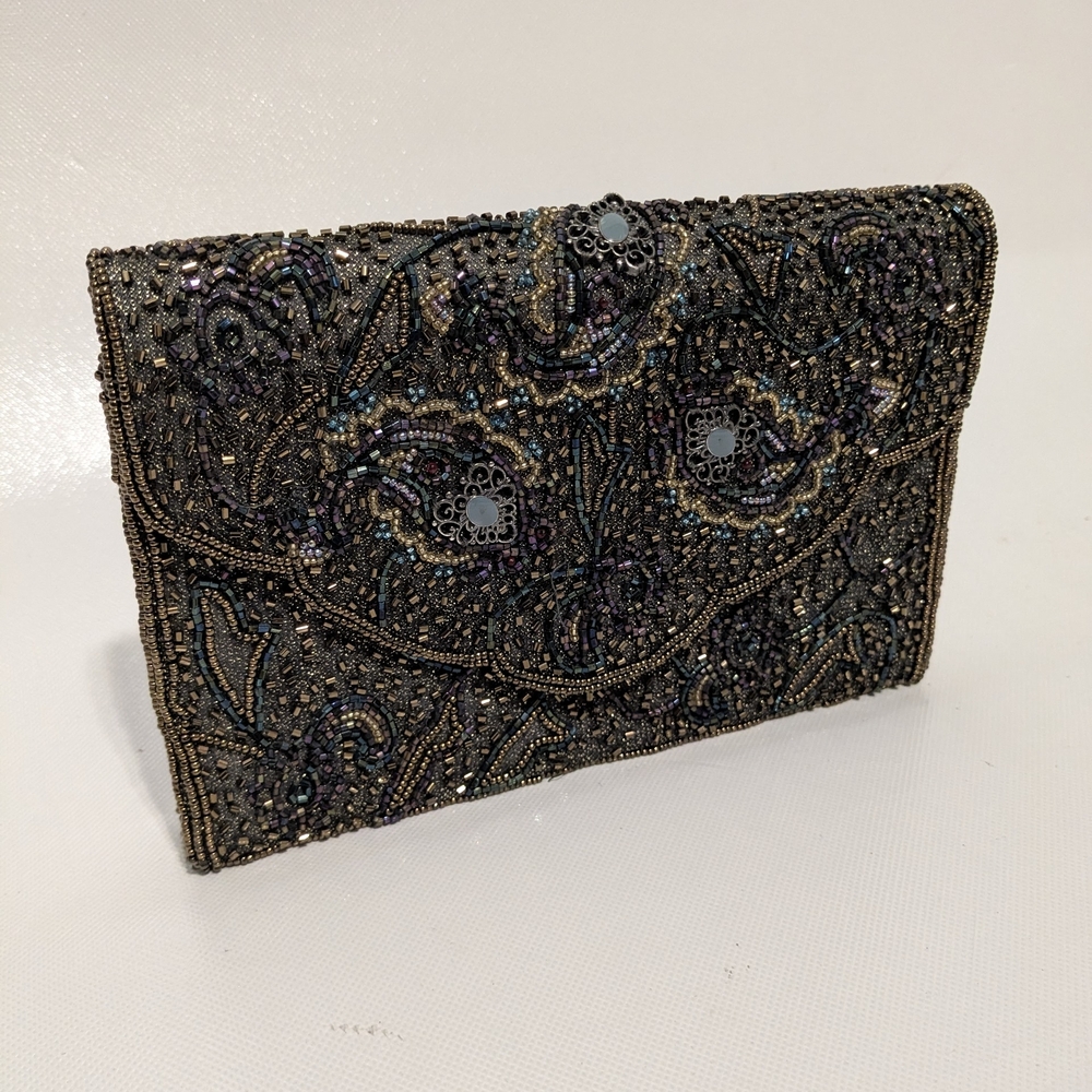 Elegant Beaded Clutch
